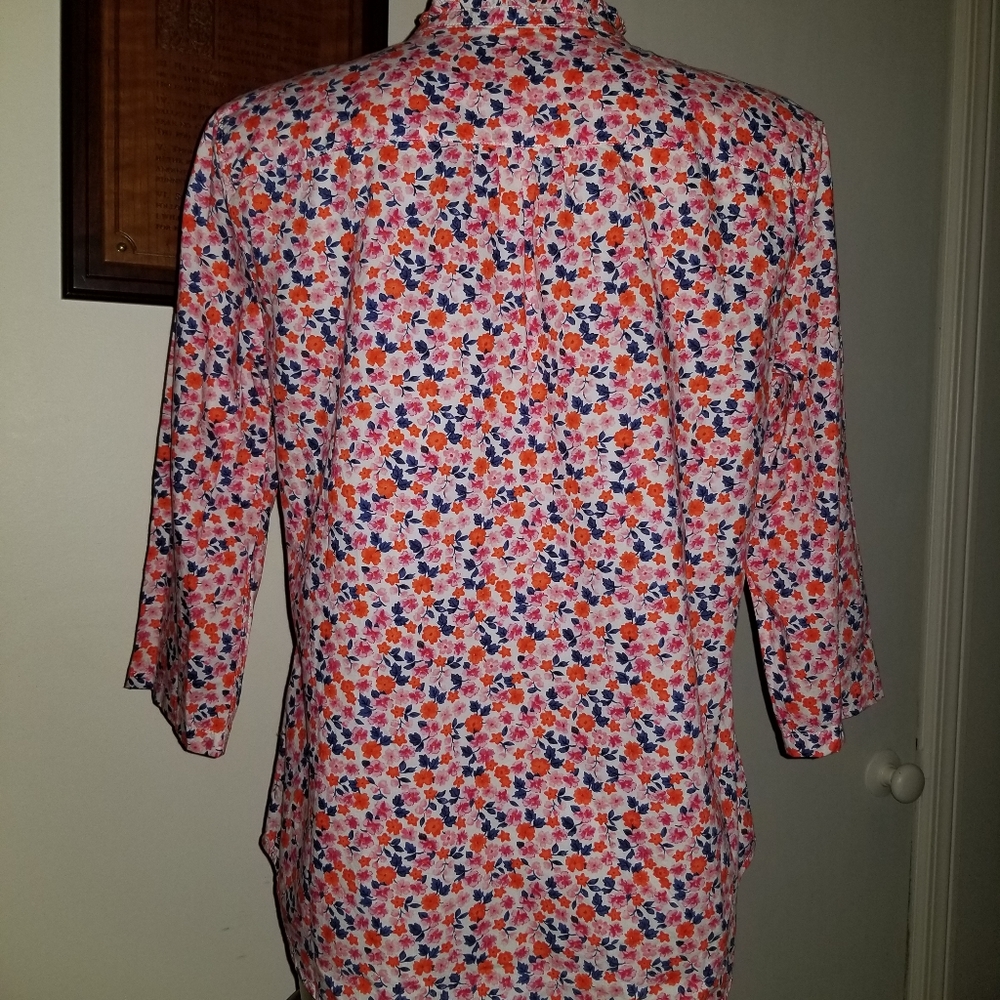 Talbots Button Down Top - image 3